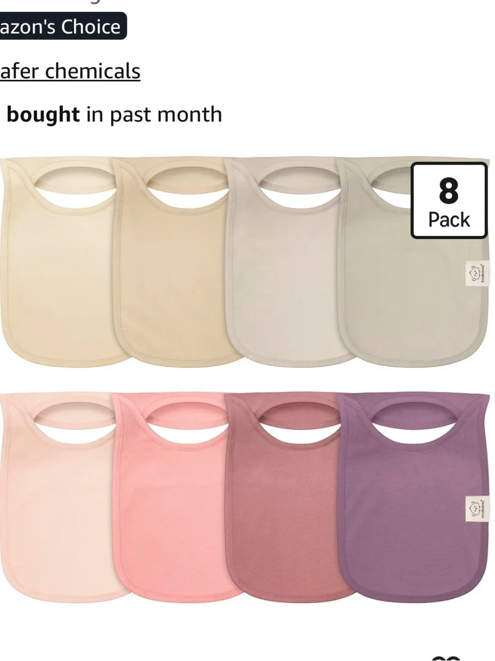 💙 3 FOR $22 NIP KeaBabies Hello Drool Bibs — Pink & Cream Multi-Pack